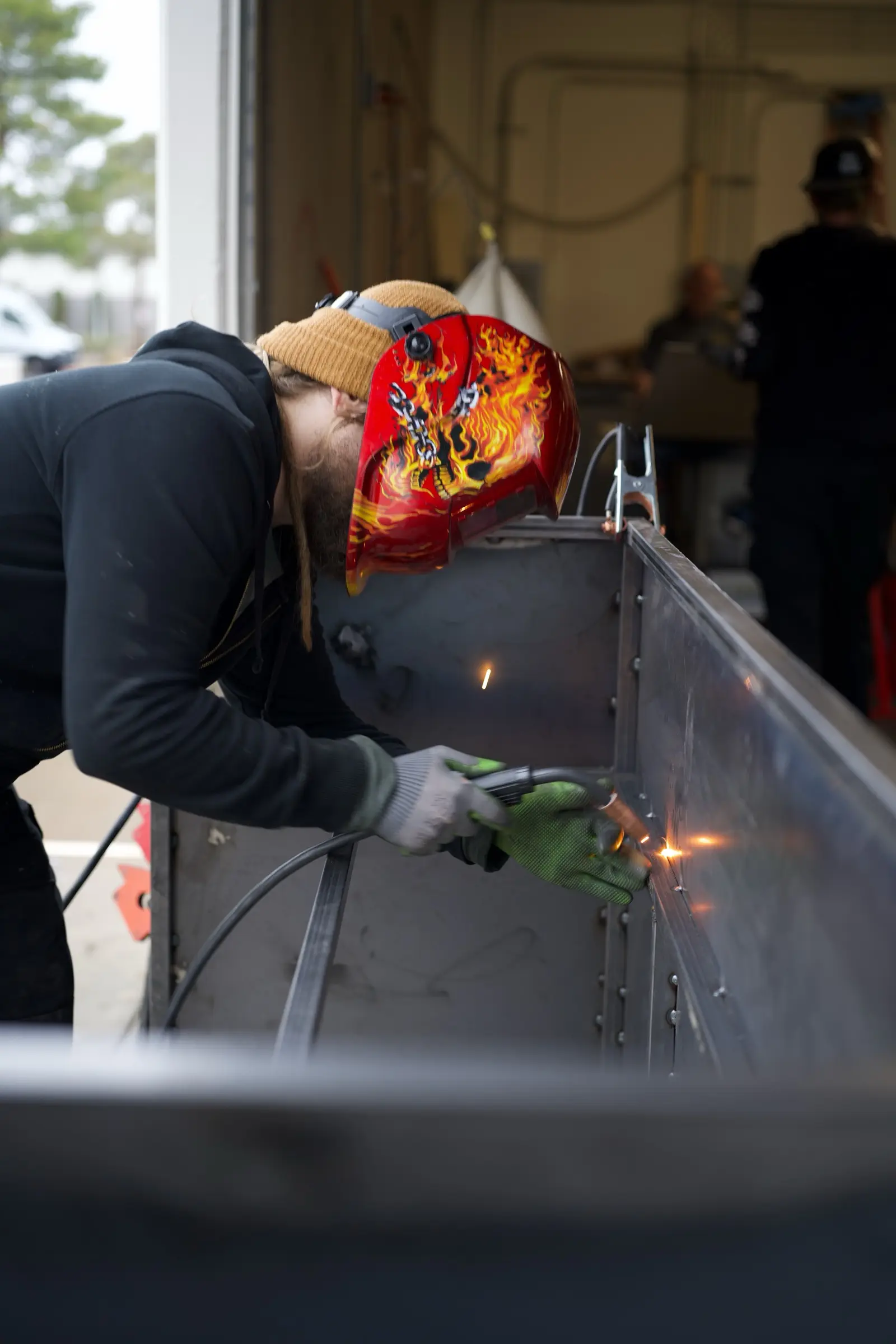 Welding fabrication work