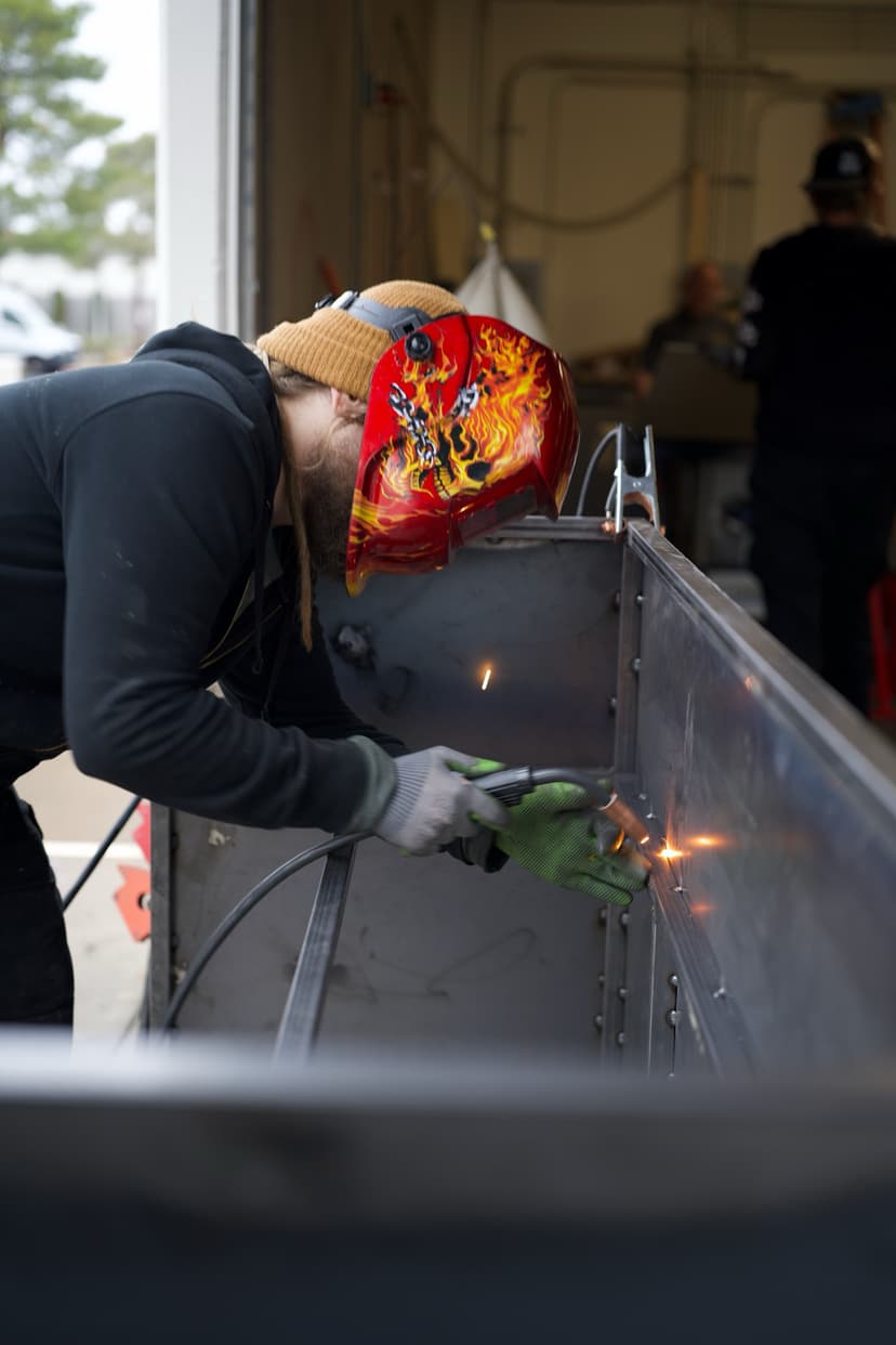 Welding fabrication work